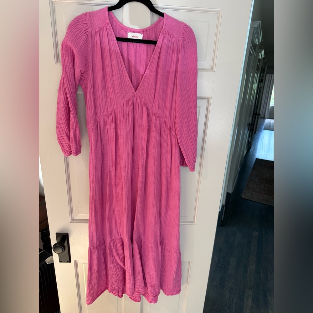 XiRENA Vibrant Pink dress gauze
